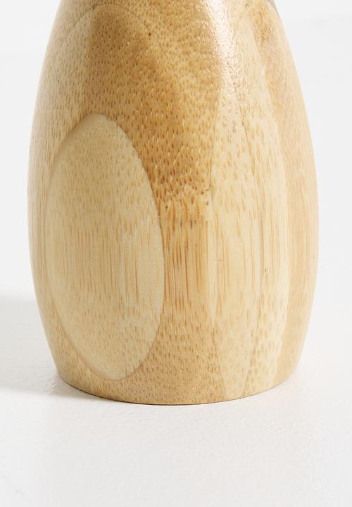 Excellent Houseware - Bamboo S&P grinder set of 2 - Natural