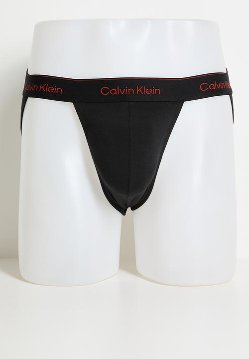 Calvin Klein - Jock Strap 3 Pack - black