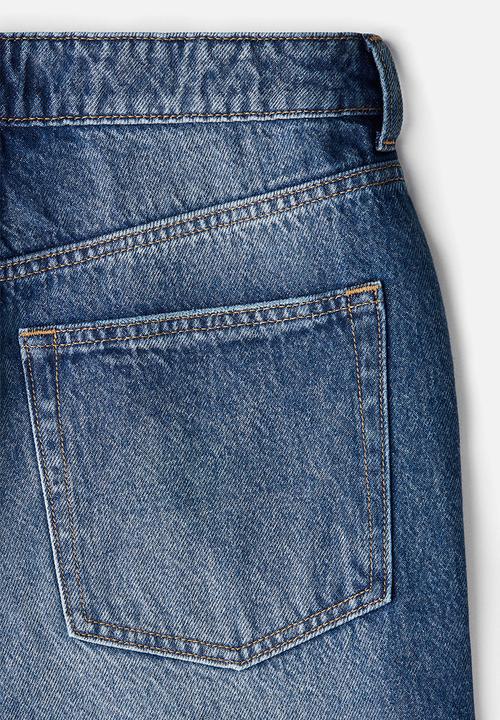 H&M - Wide regular jeans - denim blue