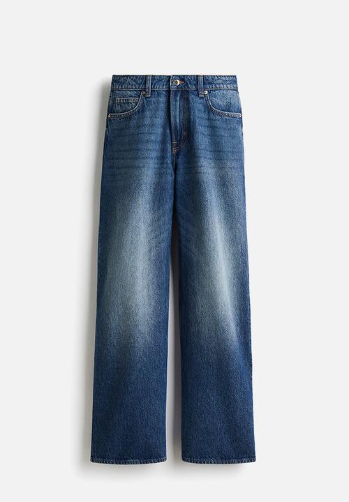 H&M - Wide regular jeans - denim blue