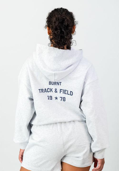 Burnt  - Legacy Hoodie - Grey Melange