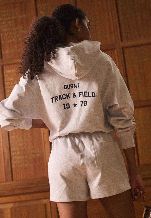 Burnt  - Legacy Hoodie - Grey Melange
