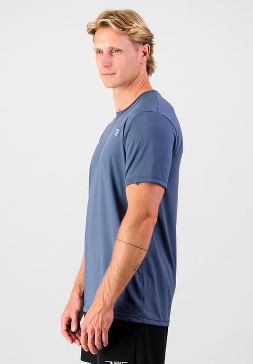 Burnt  - Daily Tee - Blue