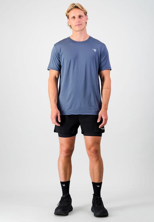 Burnt  - Daily Tee - Blue