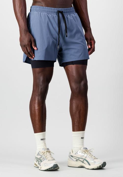 Burnt  - Move 2-in-1 Short - Blue