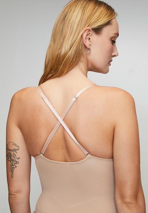 Easy Curves Shapewear - Corset shaper thing bodysuit - beige