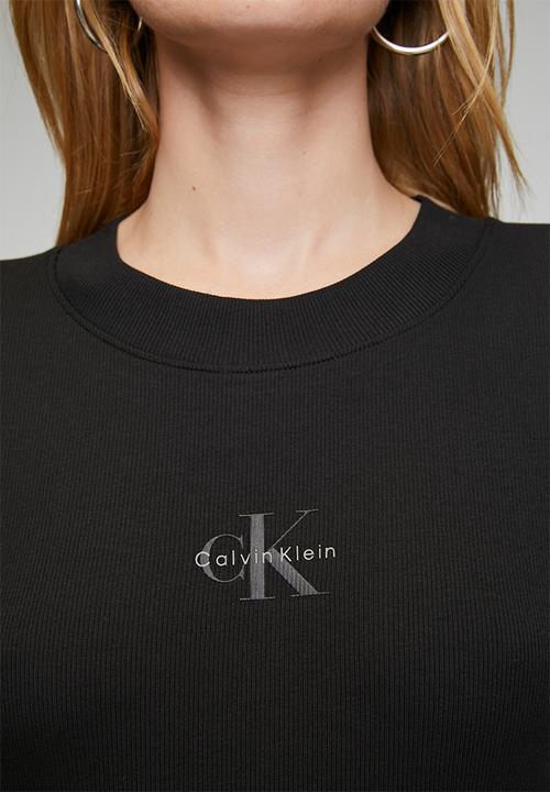 Calvin Klein - A- ls monogram baby tee - black