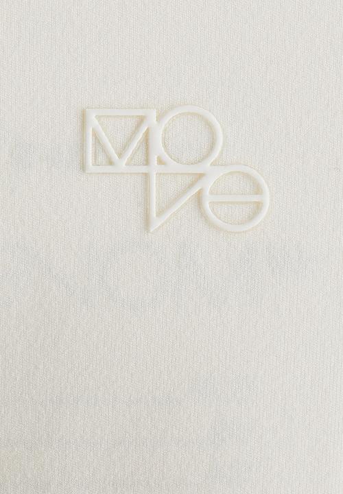 H&M - Hooded sports jacket with softmove™ - ivory 