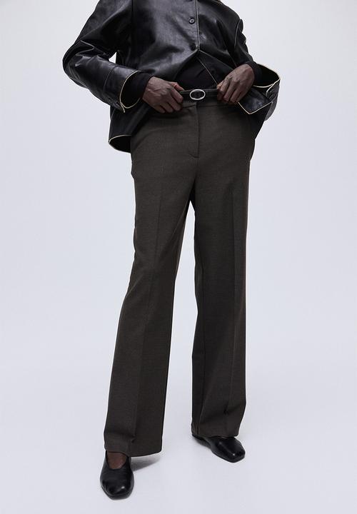H&M - Tailored trousers - dark brown