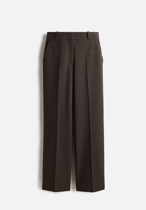 H&M - Tailored trousers - dark brown