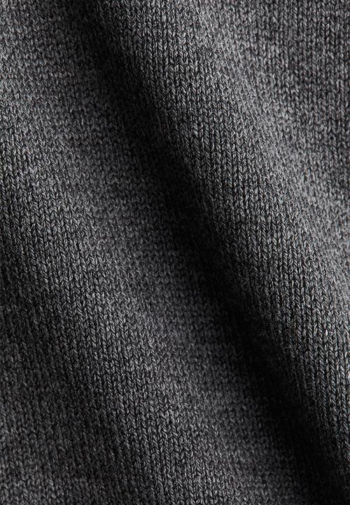 H&M - Collared cardigan - dark grey