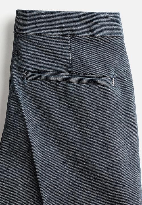 H&M - Flared high jeans - dark denim blue