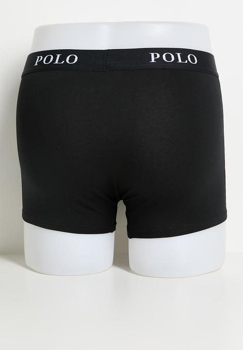 POLO - Basic Knit Boxer 3 Pack - Black