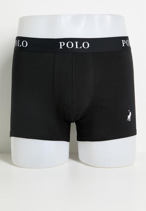 POLO - Basic Knit Boxer 3 Pack - Black
