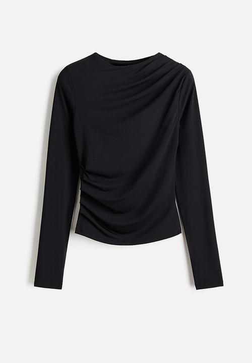 H&M - Draped top - black