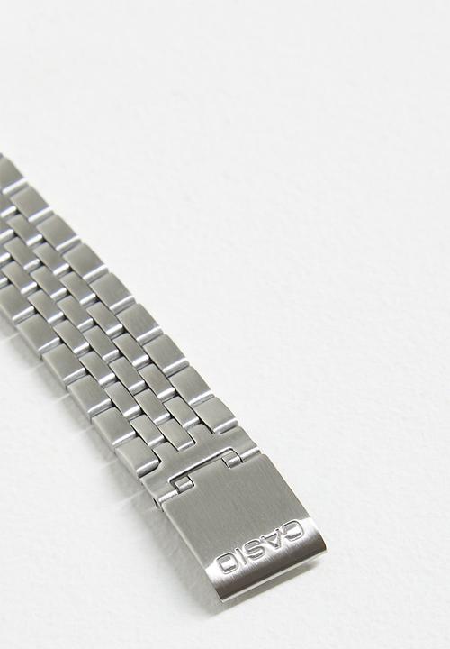 Casio - Retro Silver Floral Digital - Silver