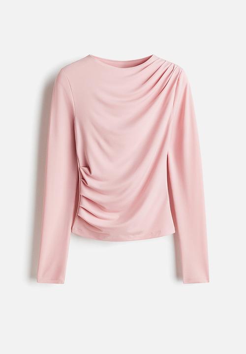 H&M - Draped top - light pink