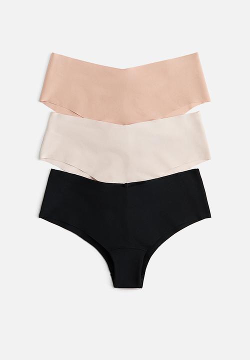 H&M - 3 pack invisible hipster briefs - multi