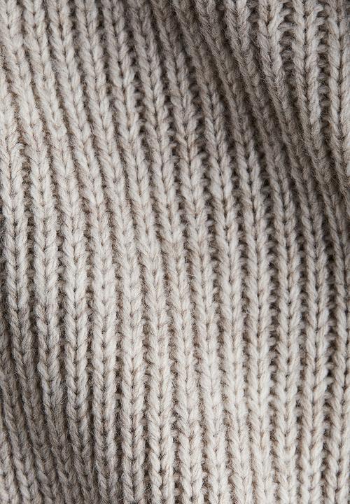 H&M - Rib-knit top - greige