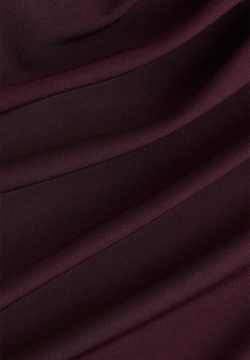 H&M - Draped top - burgundy