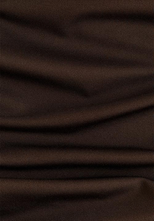 H&M - Draped cold-shoulder top - dark brown