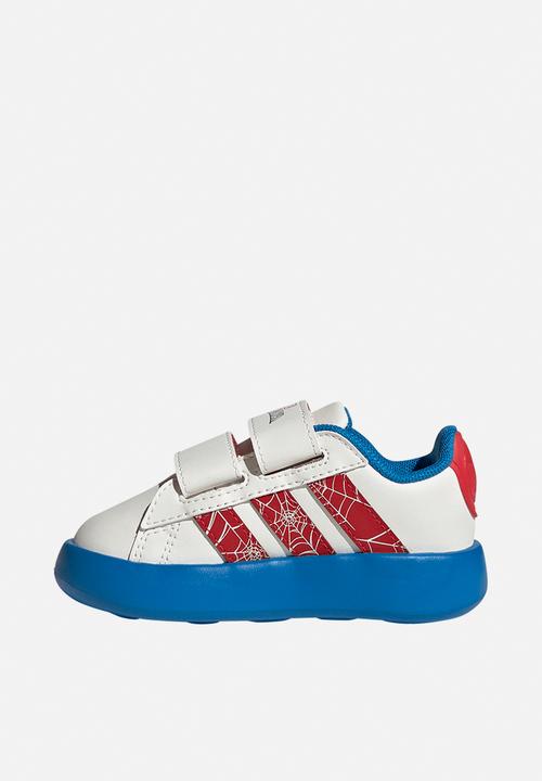 adidas Originals - Grand Court Spider - Man Cf I - Cloud White/Pure Ruby/Bright Blue