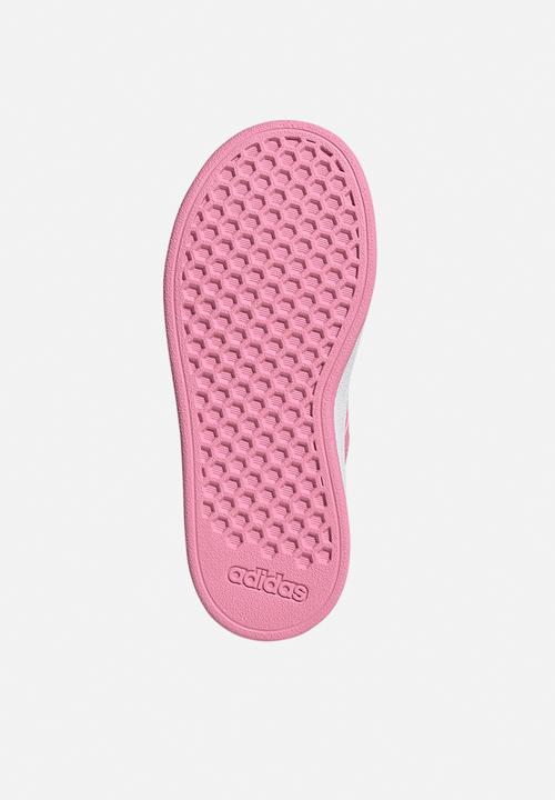adidas Performance - Grand Court 2.0 K - Cloud White/Bliss Pink/Core Black