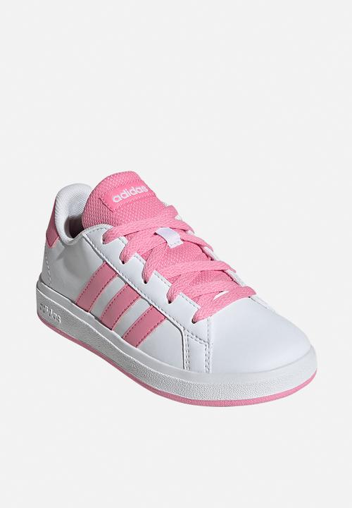 adidas Performance - Grand Court 2.0 K - Cloud White/Bliss Pink/Core Black