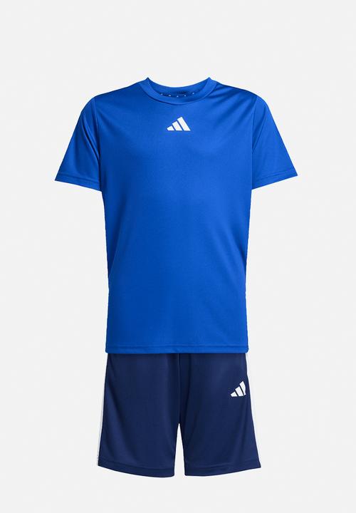 adidas Performance - J Tr-Es 3S Set - Royal Blue/White