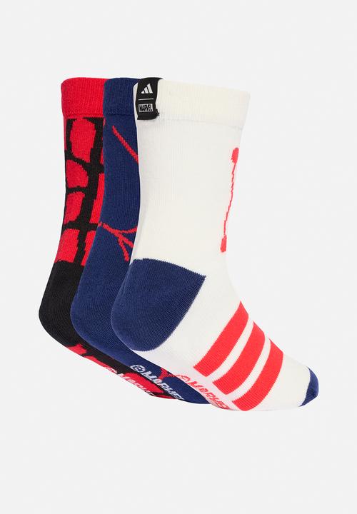 adidas Performance - Marvel Spiderman 3 Pack - Pure Ruby/Dark Blue/Off White