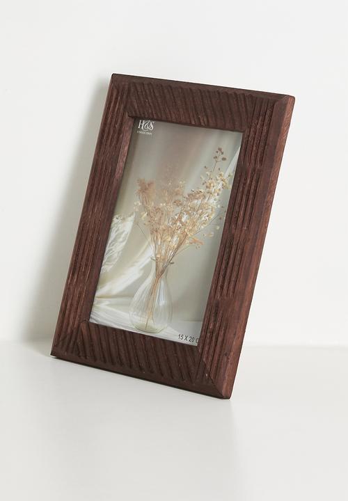 H&S - Rustic Mango Wood Frame - Walnut