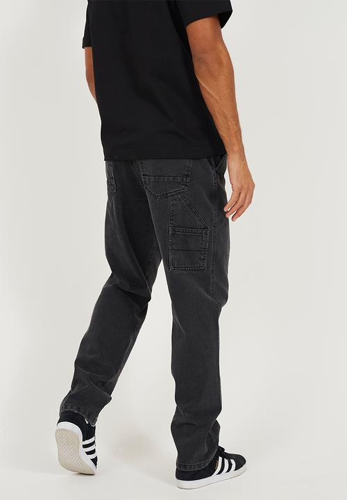 Brave Soul - Wide Leg Denim Jean - Charcoal Regular Length