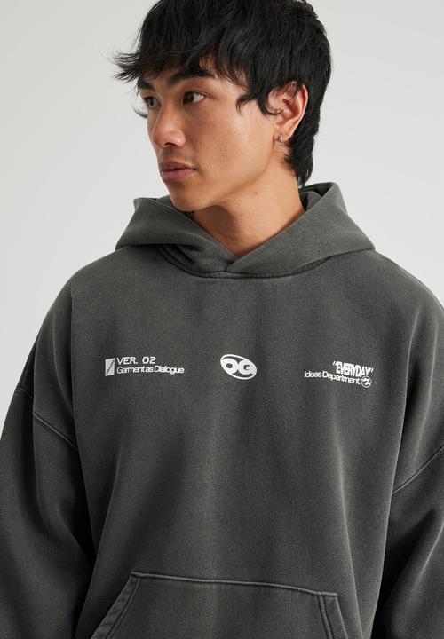 Factorie - Open Gallery Hoodie - Og Washed Titanium/Impermanence