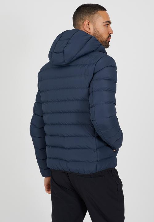 Brave Soul - Pp Padded Hooded Jacket - Navy