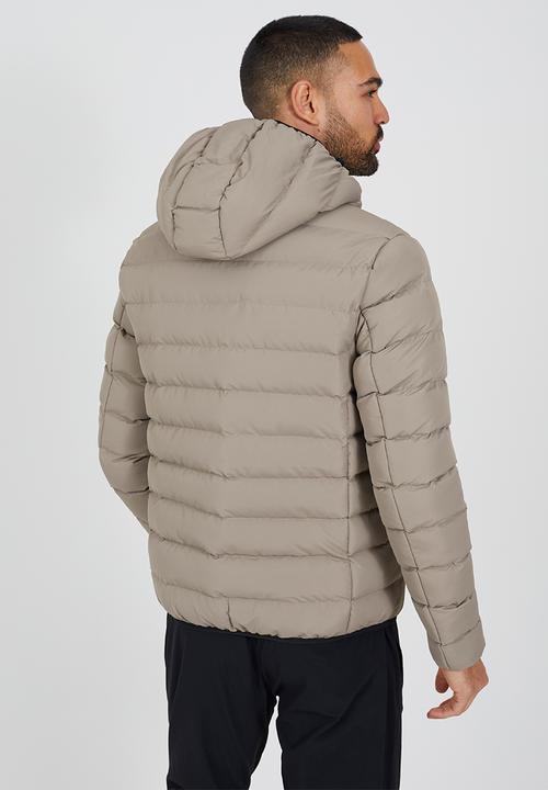 Pp Padded Hooded Jacket - Taupe