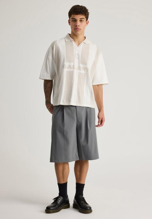 Factorie - Open Gallery Cropped Sports Jersey - Og Cloud/Pumice Gallery City