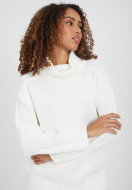 Brave Soul - Loose Fit Jumper  - Cream