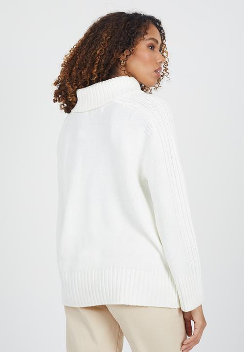 Brave Soul - Loose Fit Jumper  - Cream