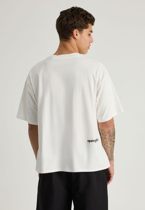 Factorie - Open Gallery Box Fit T-shirt - Og Cloud/Gallery Logo