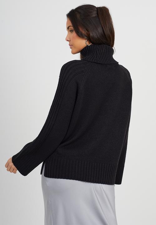 Brave Soul - Loose Fit Jumper - Black
