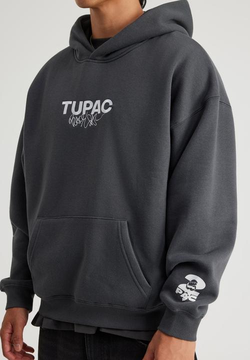 Factorie - Music Merch Hoodie - Lcn Bra Slate/Tupac Bold