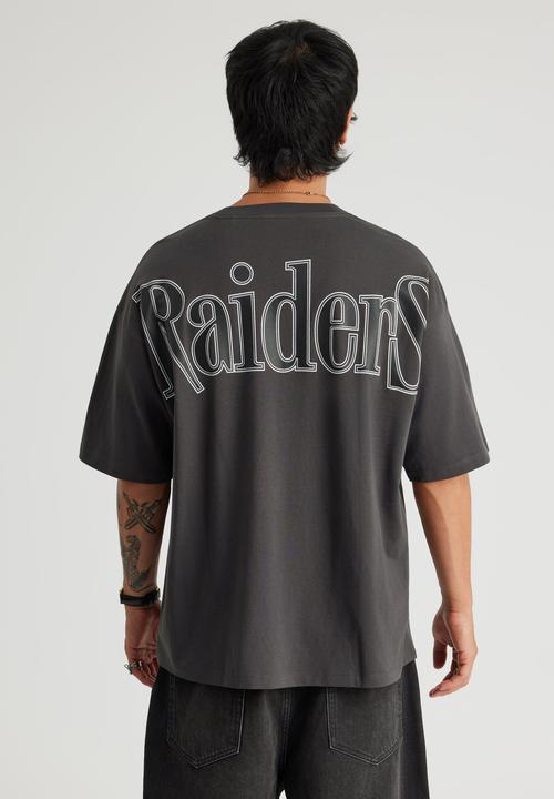 Factorie - Box Fit Nfl T-shirt - Lcn Nfl Slate/Raiders Classic