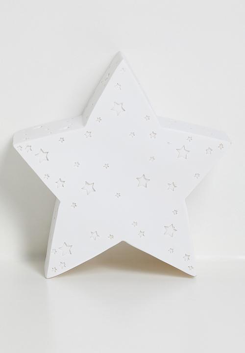H&S - Star LED night light - white