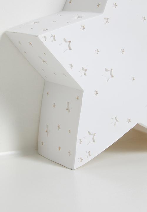 H&S - Star LED night light - white