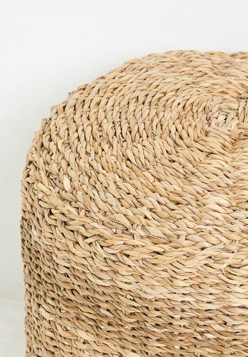 H&S - Willow Rest Pouf - Natural