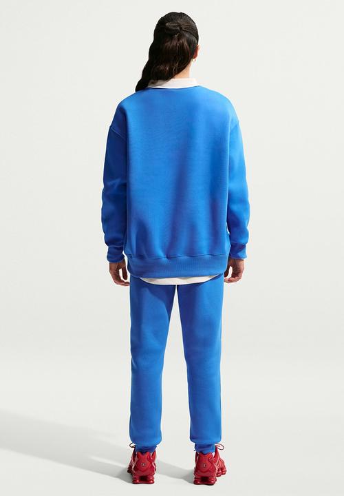 Nike - W Nsw Phnx Flc Mr Pant Std - Lt Photo Blue/Sail