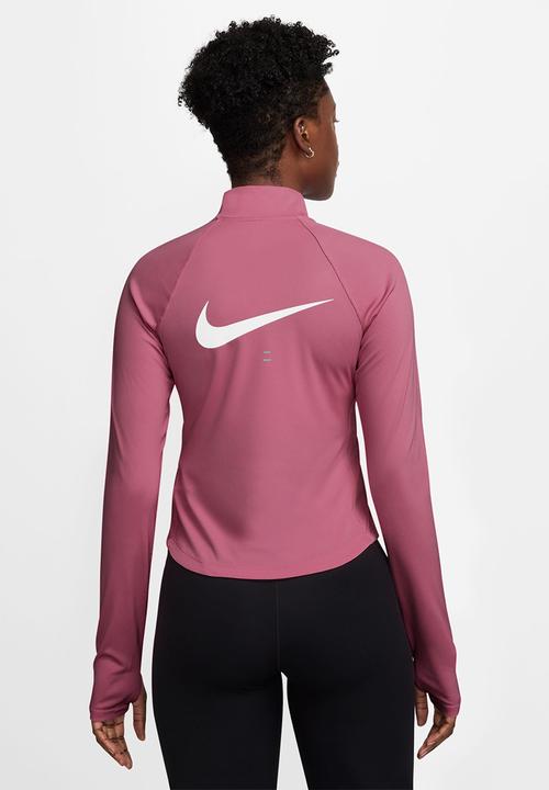 Nike - W Nk Tempo Swsh Hbr Df Hz Top - Peony/White