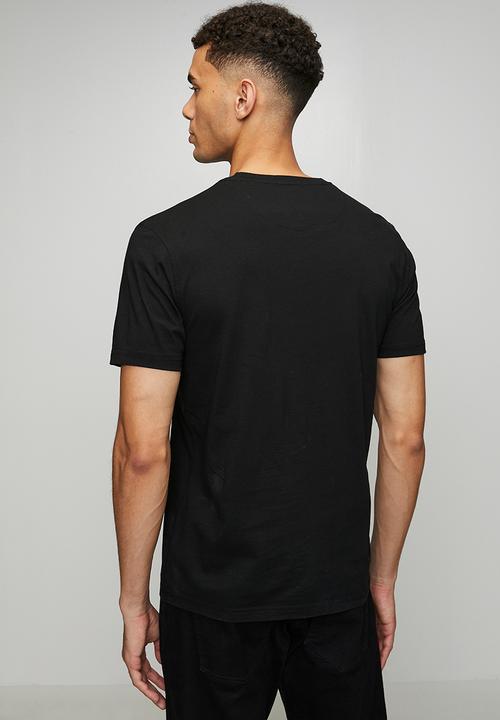 POLO - Nate Stitch Printed Logo Short sleeve Tee - Black