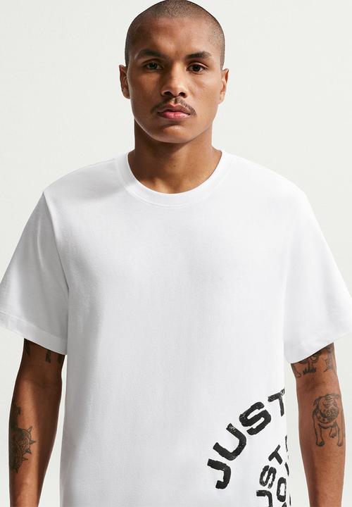 Nike - NSW STD Spiral  Just Do It Tee  - White