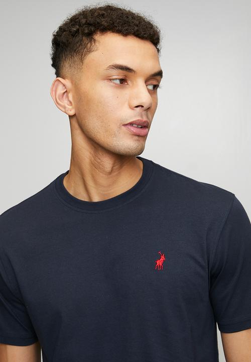 POLO - Jensen Rubber Badge Short Sleeve Tee - Navy
